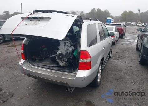 2001 Acura Mdx из США, поврежденный, VIN 2HNYD18661H504730
